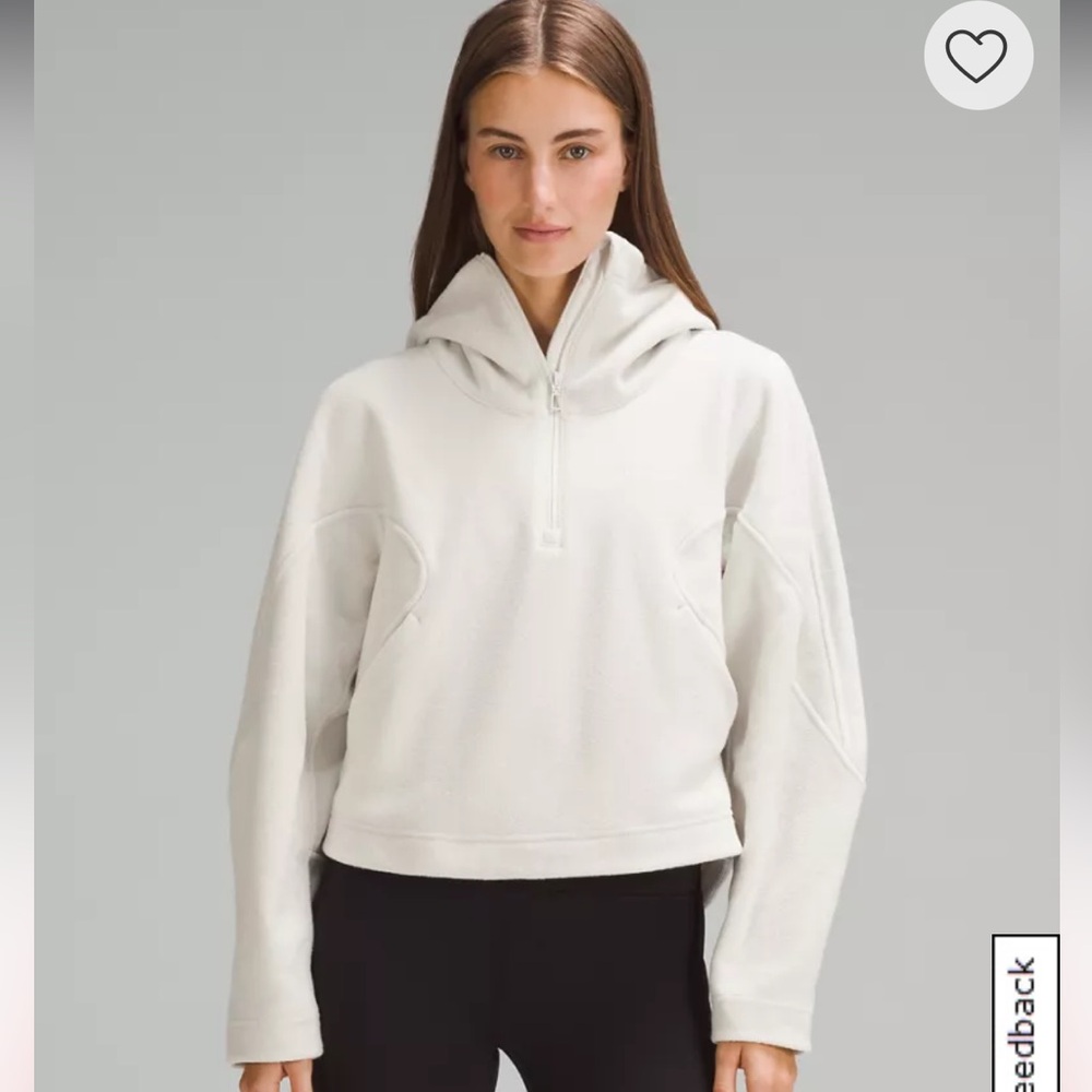 Lululemon looped terry fleece 1/4 zip
